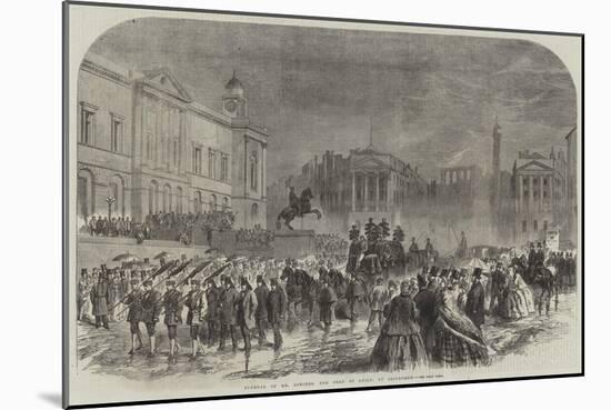 Funeral of Mr Lorimer, the Dean of Guild, at Edinburgh-null-Mounted Giclee Print