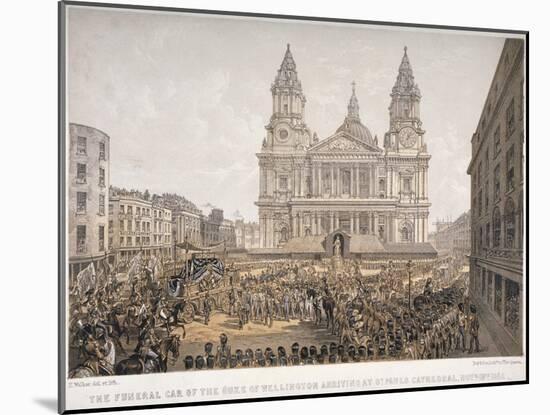 Funeral of the Duke of Wellington, St Paul's Cathedral, City of London, 18 November, 1852-Day & Son-Mounted Giclee Print