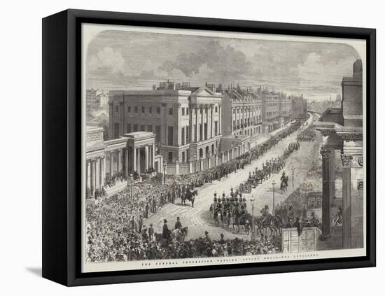 Funeral of the Duke of Wellington-null-Framed Premier Image Canvas