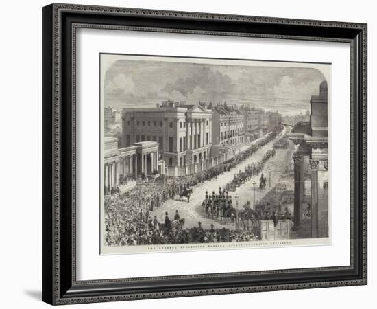 Funeral of the Duke of Wellington-null-Framed Giclee Print