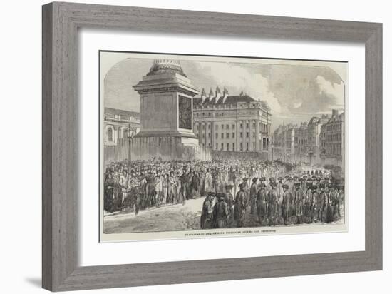 Funeral of the Duke of Wellington-null-Framed Giclee Print