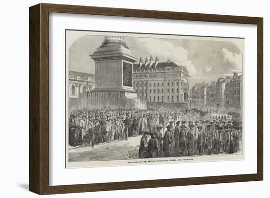 Funeral of the Duke of Wellington-null-Framed Giclee Print