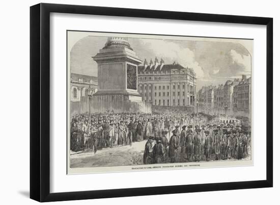 Funeral of the Duke of Wellington-null-Framed Giclee Print