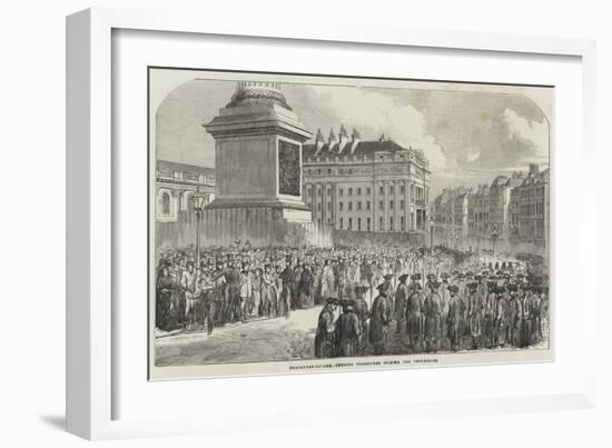 Funeral of the Duke of Wellington-null-Framed Giclee Print