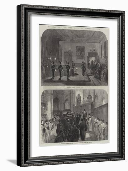 Funeral of the Late Duke of Northumberland-null-Framed Giclee Print