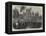 Funeral of the Late John Gibson, Ra, in the English Cemetery, at Rome-null-Framed Premier Image Canvas
