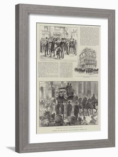 Funeral of the Late Mr Charles Stewart Parnell-Frank Watkins-Framed Giclee Print