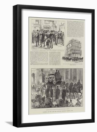 Funeral of the Late Mr Charles Stewart Parnell-Frank Watkins-Framed Giclee Print