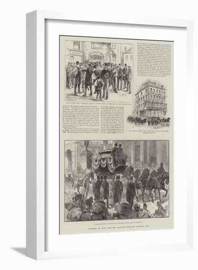 Funeral of the Late Mr Charles Stewart Parnell-Frank Watkins-Framed Giclee Print