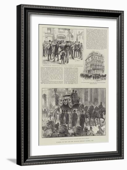 Funeral of the Late Mr Charles Stewart Parnell-Frank Watkins-Framed Giclee Print