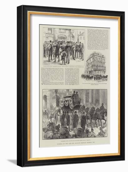 Funeral of the Late Mr Charles Stewart Parnell-Frank Watkins-Framed Giclee Print