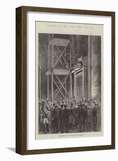 Funeral of the Late Pope Pius IX-Charles Robinson-Framed Giclee Print