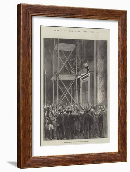 Funeral of the Late Pope Pius IX-Charles Robinson-Framed Giclee Print