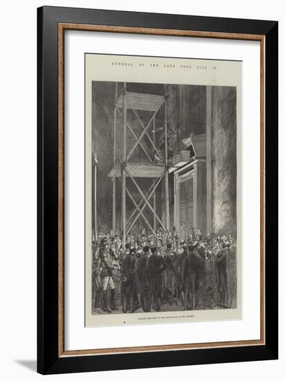 Funeral of the Late Pope Pius IX-Charles Robinson-Framed Giclee Print