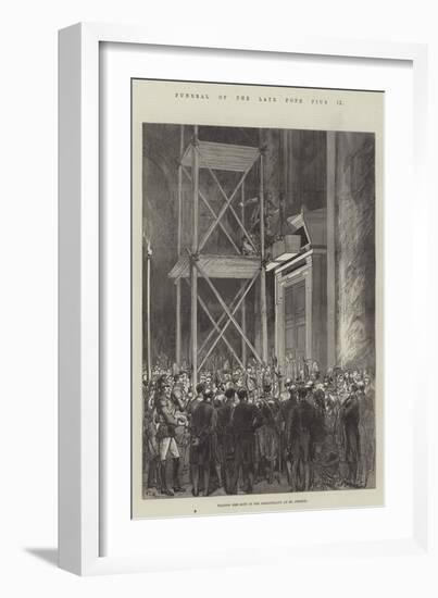 Funeral of the Late Pope Pius IX-Charles Robinson-Framed Giclee Print