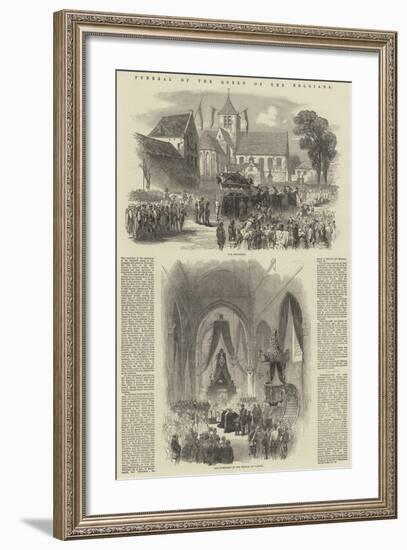 Funeral of the Queen of the Belgians-null-Framed Giclee Print