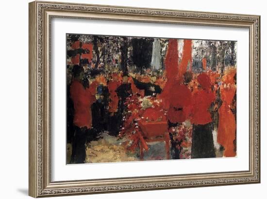 Funeral of the Revolutionaries, 1905, C1900-1930-Il'ya Repin-Framed Giclee Print