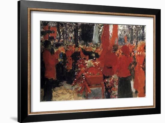 Funeral of the Revolutionaries, 1905, C1900-1930-Il'ya Repin-Framed Giclee Print