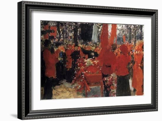 Funeral of the Revolutionaries, 1905, C1900-1930-Il'ya Repin-Framed Giclee Print