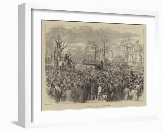 Funeral of Victor Noir-Godefroy Durand-Framed Giclee Print
