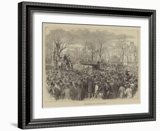 Funeral of Victor Noir-Godefroy Durand-Framed Giclee Print