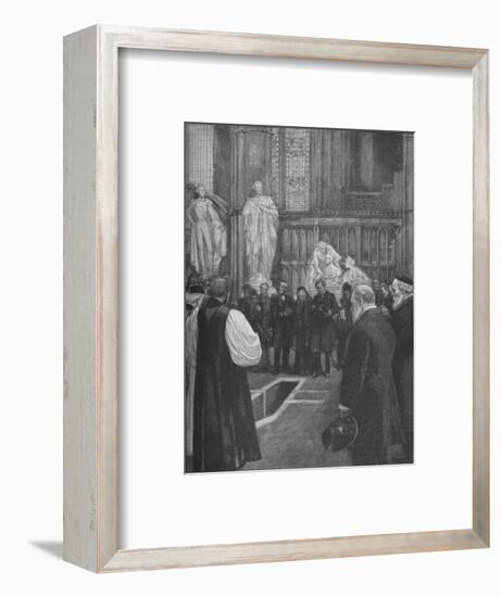 Funeral of William Ewart Gladstone in Westminster Abbey, London, 1898 (1906)-Unknown-Framed Giclee Print