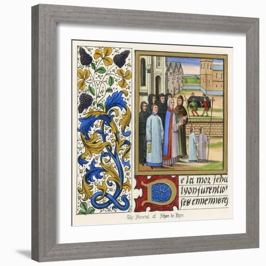 Funerals, Jehan de Lyon-null-Framed Art Print