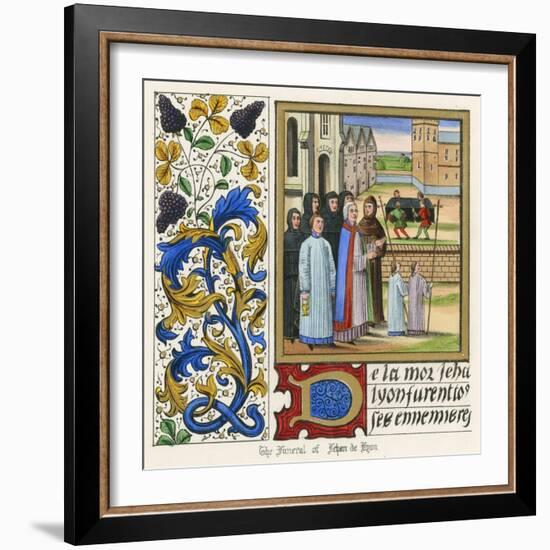 Funerals, Jehan de Lyon-null-Framed Art Print