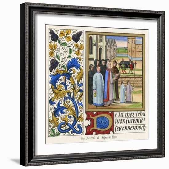 Funerals, Jehan de Lyon-null-Framed Art Print