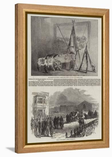 Funerals of Lieutenant-General Sir Charles James Napier-null-Framed Premier Image Canvas