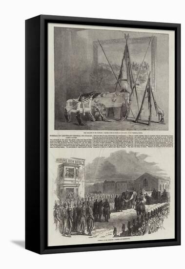 Funerals of Lieutenant-General Sir Charles James Napier-null-Framed Premier Image Canvas