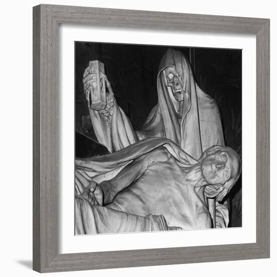 Funerary Monument, Notre Dame, Paris-Simon Marsden-Framed Giclee Print