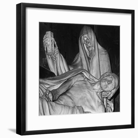 Funerary Monument, Notre Dame, Paris-Simon Marsden-Framed Giclee Print