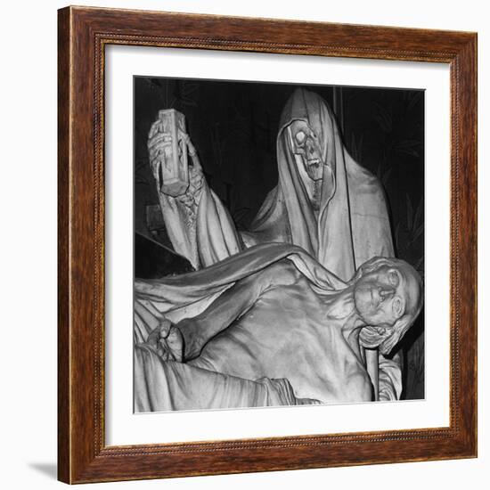 Funerary Monument, Notre Dame, Paris-Simon Marsden-Framed Giclee Print