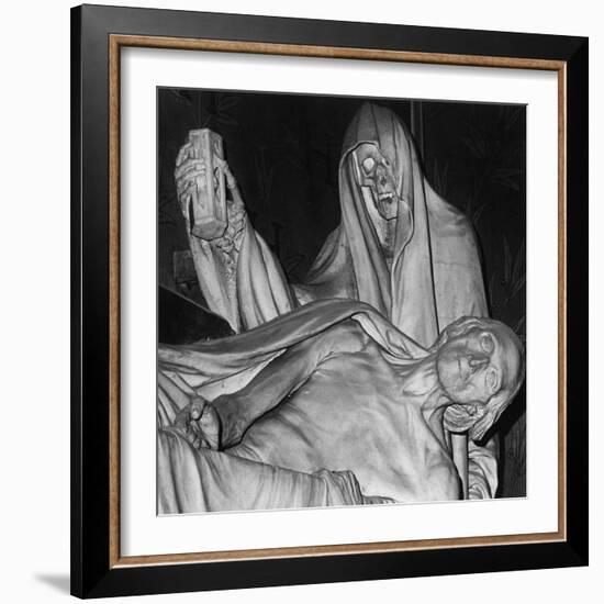 Funerary Monument, Notre Dame, Paris-Simon Marsden-Framed Giclee Print