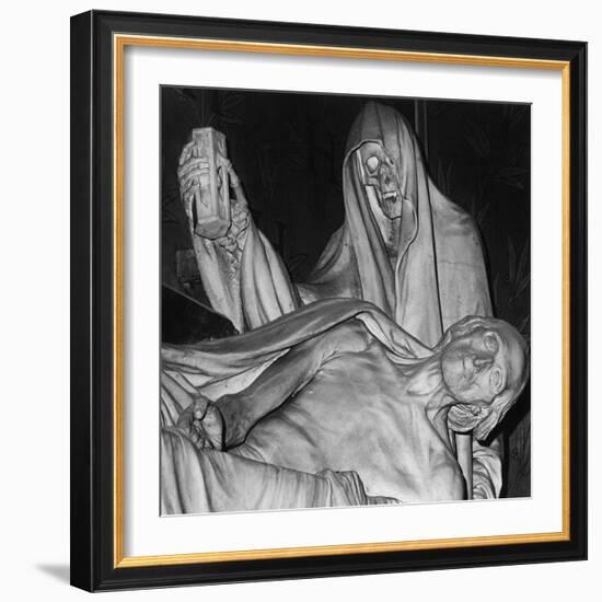 Funerary Monument, Notre Dame, Paris-Simon Marsden-Framed Giclee Print