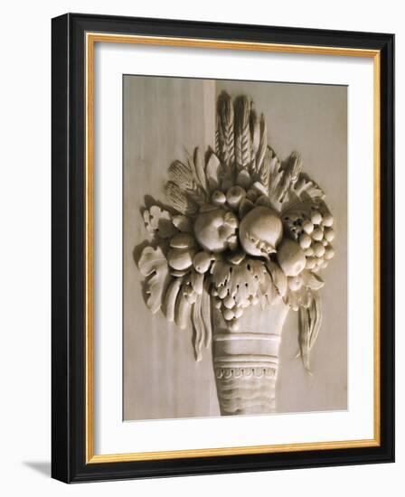 Funerary Stele of Ottavio Trento-Antonio Canova-Framed Giclee Print