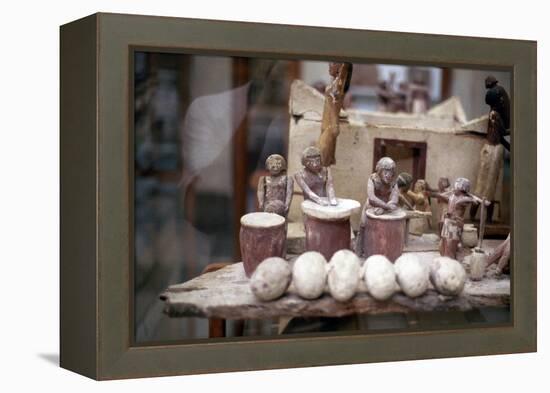 Funerary Tomb Model of a Bakery, Ancient Egyptian-null-Framed Premier Image Canvas