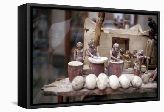 Funerary Tomb Model of a Bakery, Ancient Egyptian-null-Framed Premier Image Canvas