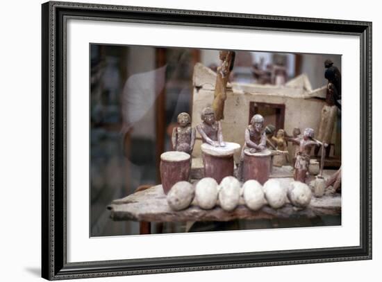 Funerary Tomb Model of a Bakery, Ancient Egyptian-null-Framed Photographic Print