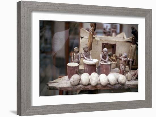 Funerary Tomb Model of a Bakery, Ancient Egyptian-null-Framed Photographic Print