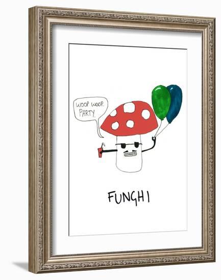 Fungi-null-Framed Art Print