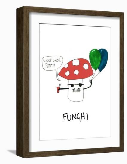 Fungi-null-Framed Art Print