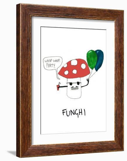 Fungi-null-Framed Art Print