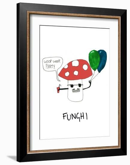 Fungi-null-Framed Art Print