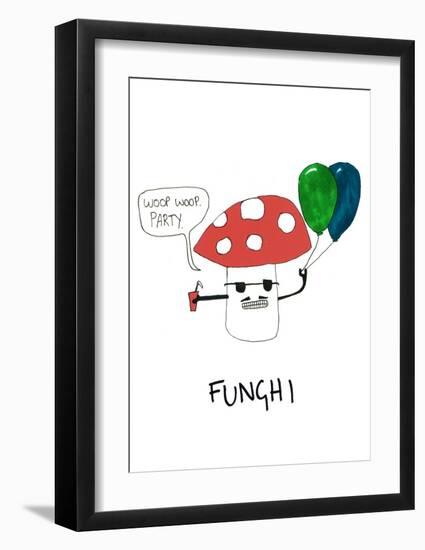 Fungi-null-Framed Art Print
