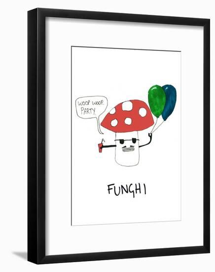 Fungi-null-Framed Art Print