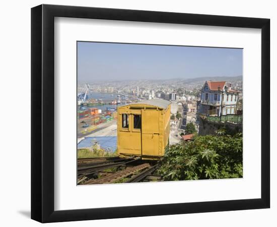 Funicular, Valparaiso, Chile, South America-Michael Snell-Framed Photographic Print