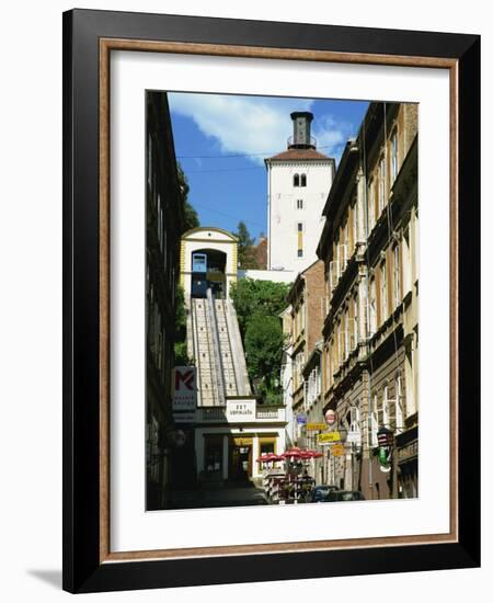 Funicular, Zagreb, Croatia, Europe-Ken Gillham-Framed Photographic Print