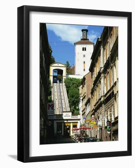 Funicular, Zagreb, Croatia, Europe-Ken Gillham-Framed Photographic Print